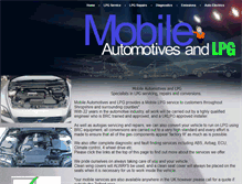 Tablet Screenshot of mobileautomotivesandlpg.co.uk